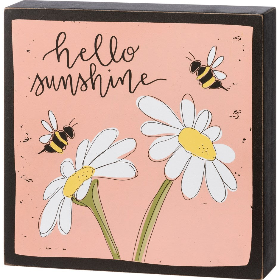 HELLO SUNSHINE BOX SIGN