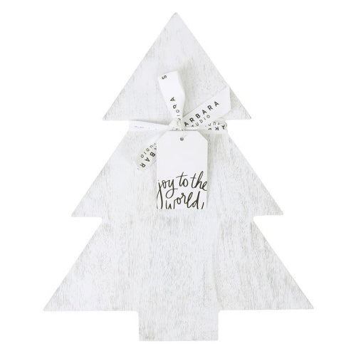 WHITE CHRISTMAS TREE BOARD