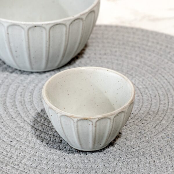 MINI WHITE DECO BOWL