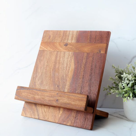 12.5" WOODEN COOKBOOK STAND