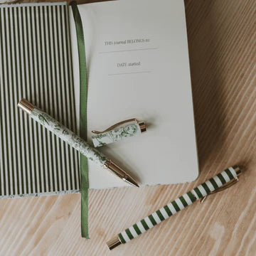 GREEN DELFT PEN SET