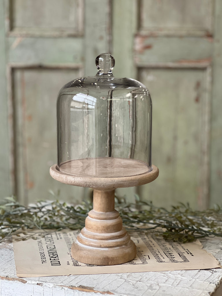 CLOCHE W/ PEDESTAL