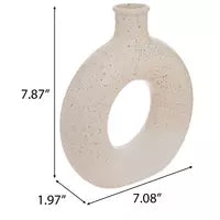 SPECKLED ROUND VASE