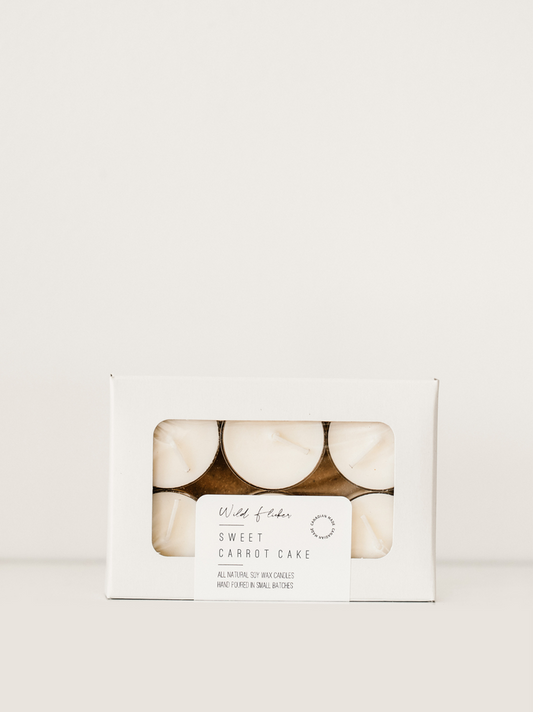 SWEET CARROT CAKE SOY WAX TEALIGHTS