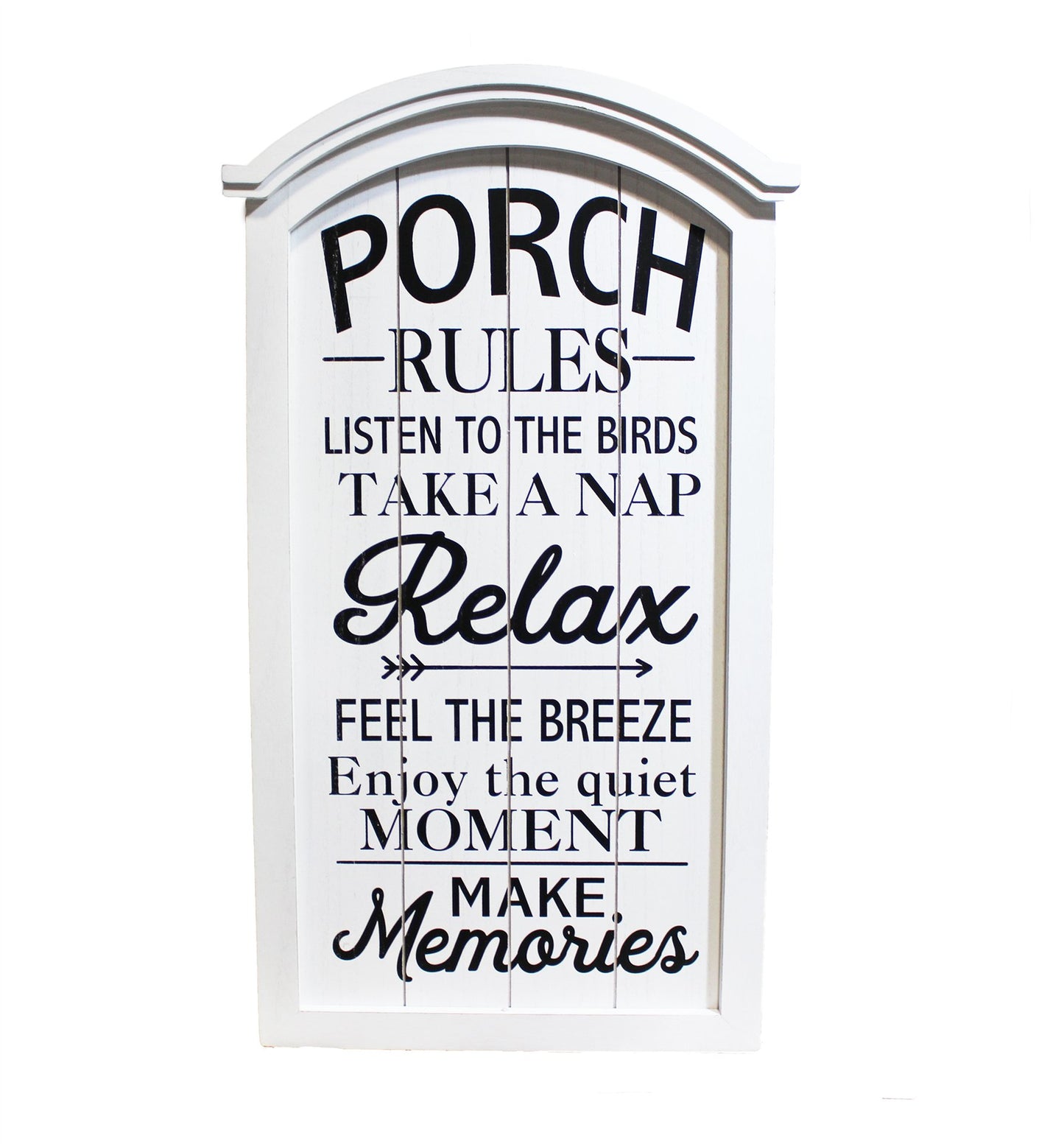 PORCH RULES SIGN