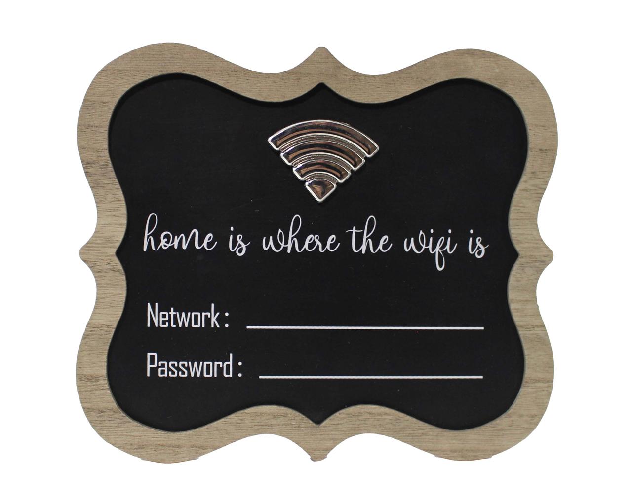WIFI INFO CHALKBOARD