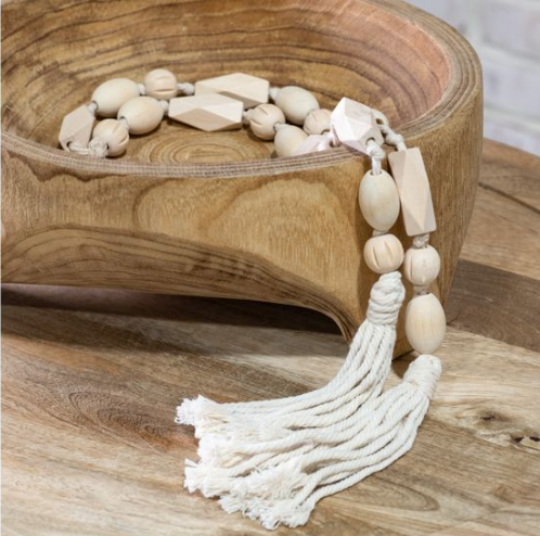 WOOD BEAD GARLAND