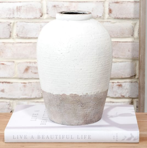 FRENCH WHITE VASE
