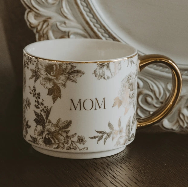 GOLD DELFT MOM MUG