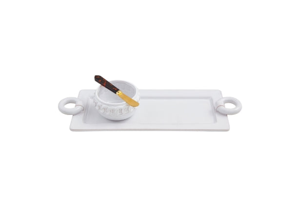 LINK HANDLE TRAY & TIDBIT SET
