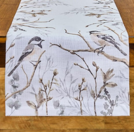 BIRD TABLE RUNNER 15" X 72"