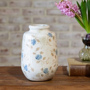 BLUE FLOWER BUD VASE