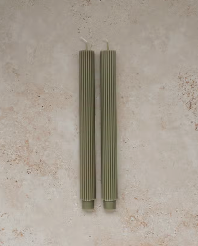 SAGE ROMAN TAPER CANDLE
