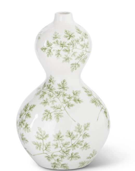 GREEN & WHITE DOLOMITE VASE
