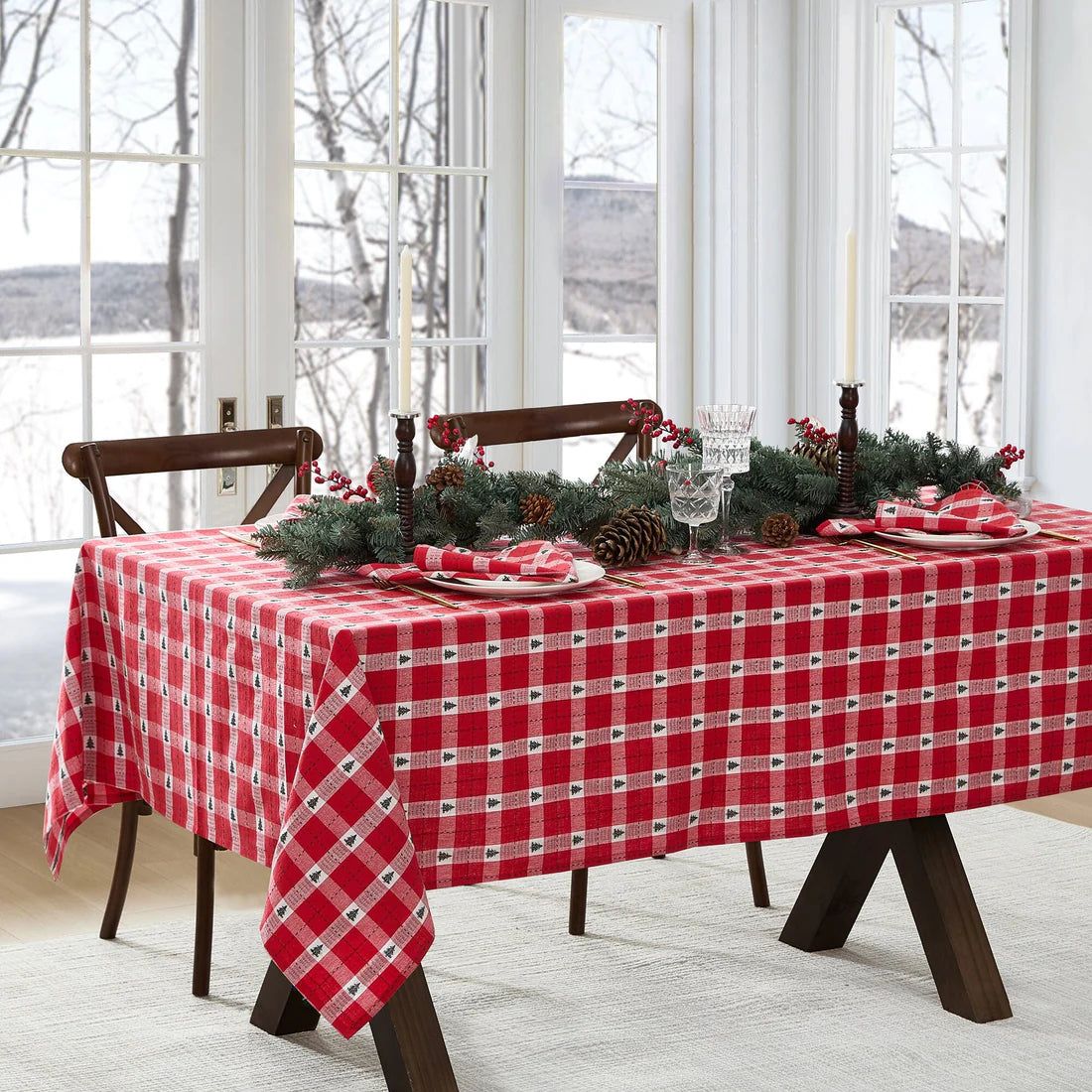 PLAID TABLECLOTH