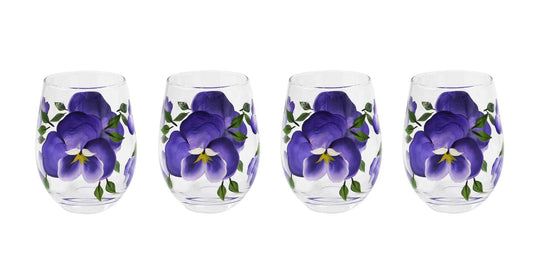 STEMLESS ORCHID WINE GLASS