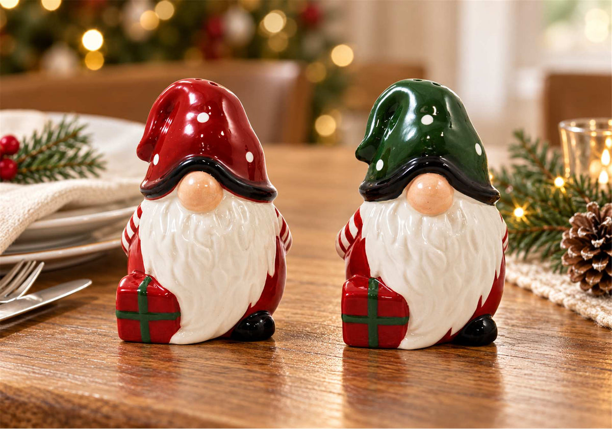 GNOME SALT AND PEPPER SHAKER