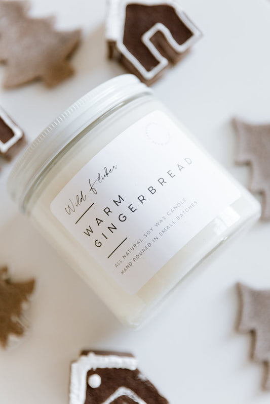 WARM GINGERBREAD SOY WAX CANDLE