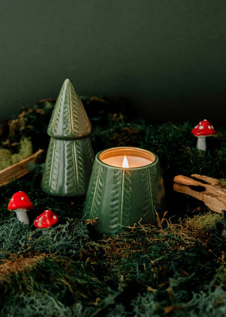 GREEN FIR TREE CANDLE