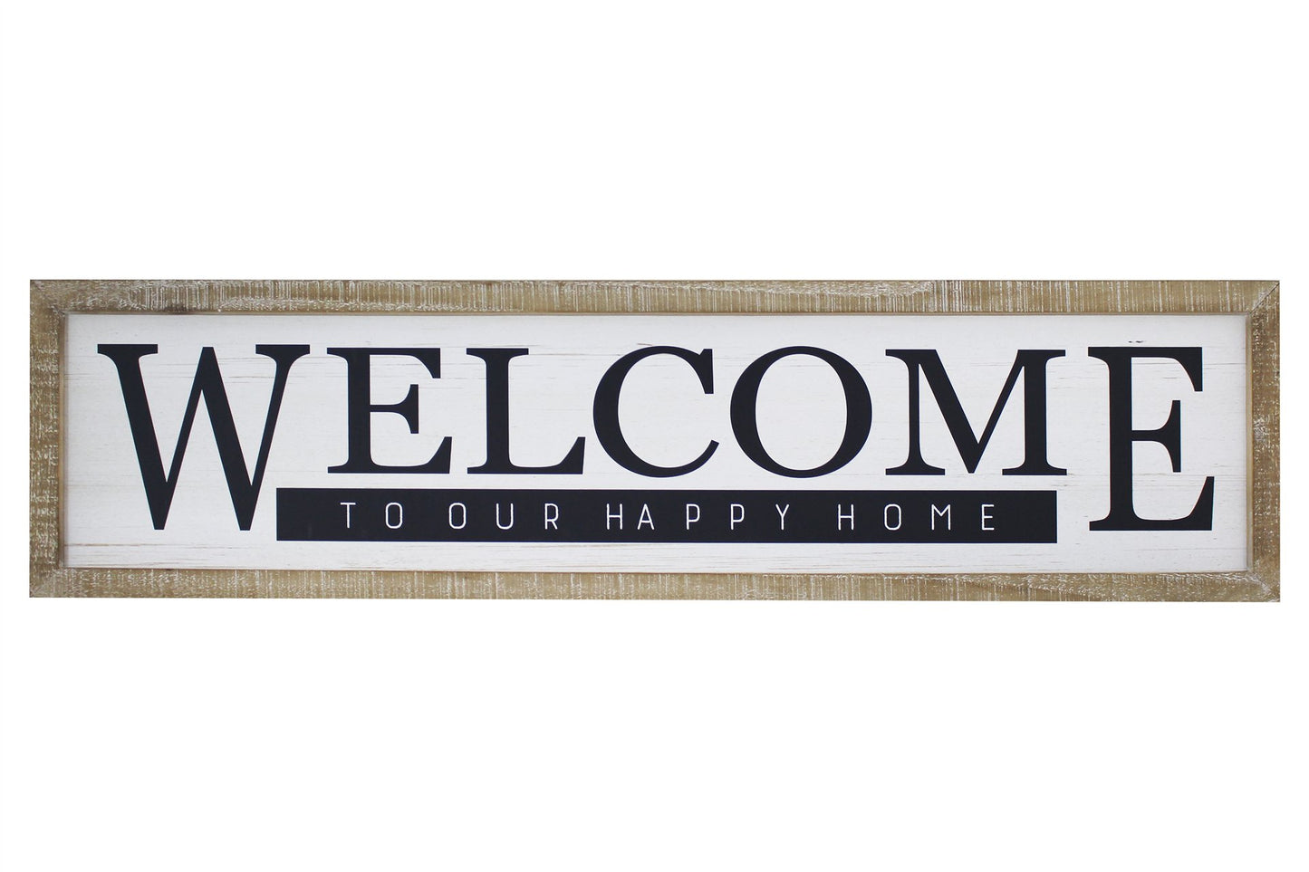 WELCOME TO OUR HAPPY HOME SIGN