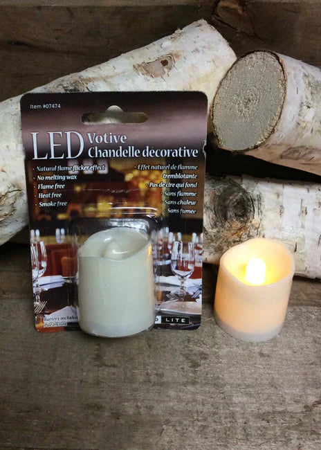 FLICKERING LED BATTERY VOTIVE