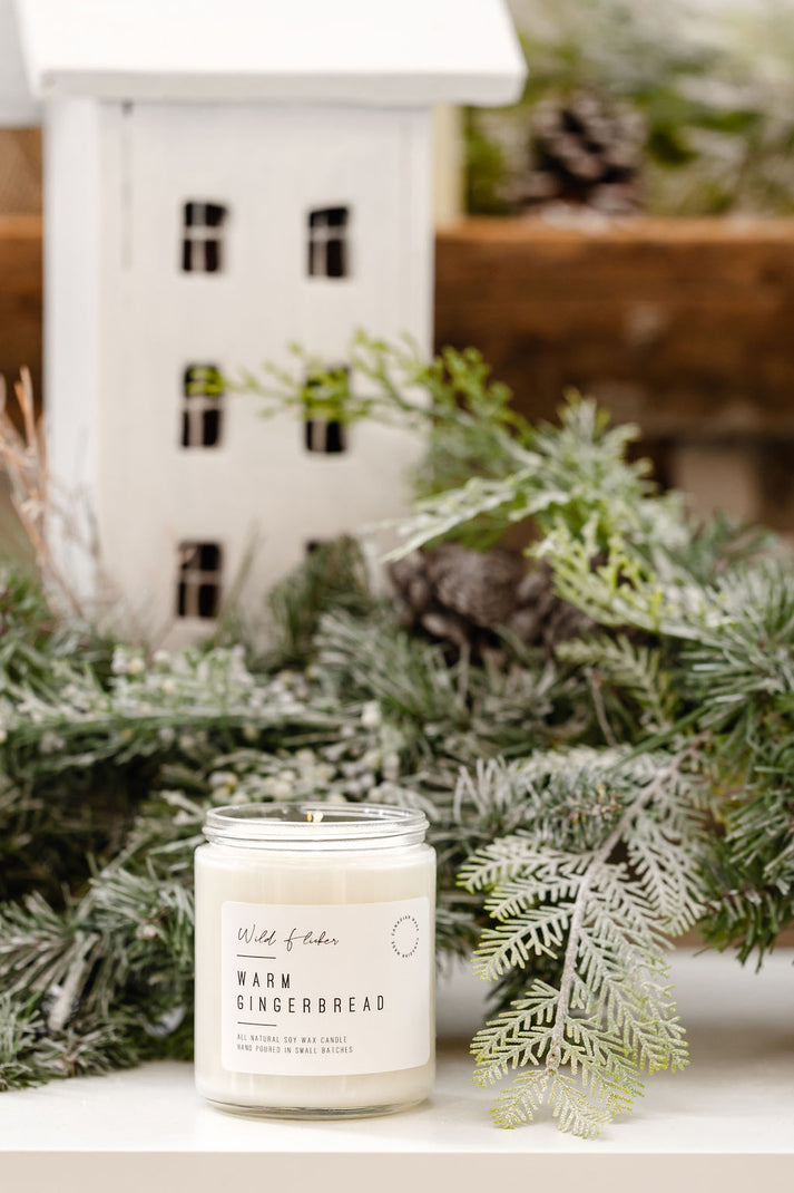 WARM GINGERBREAD SOY WAX CANDLE