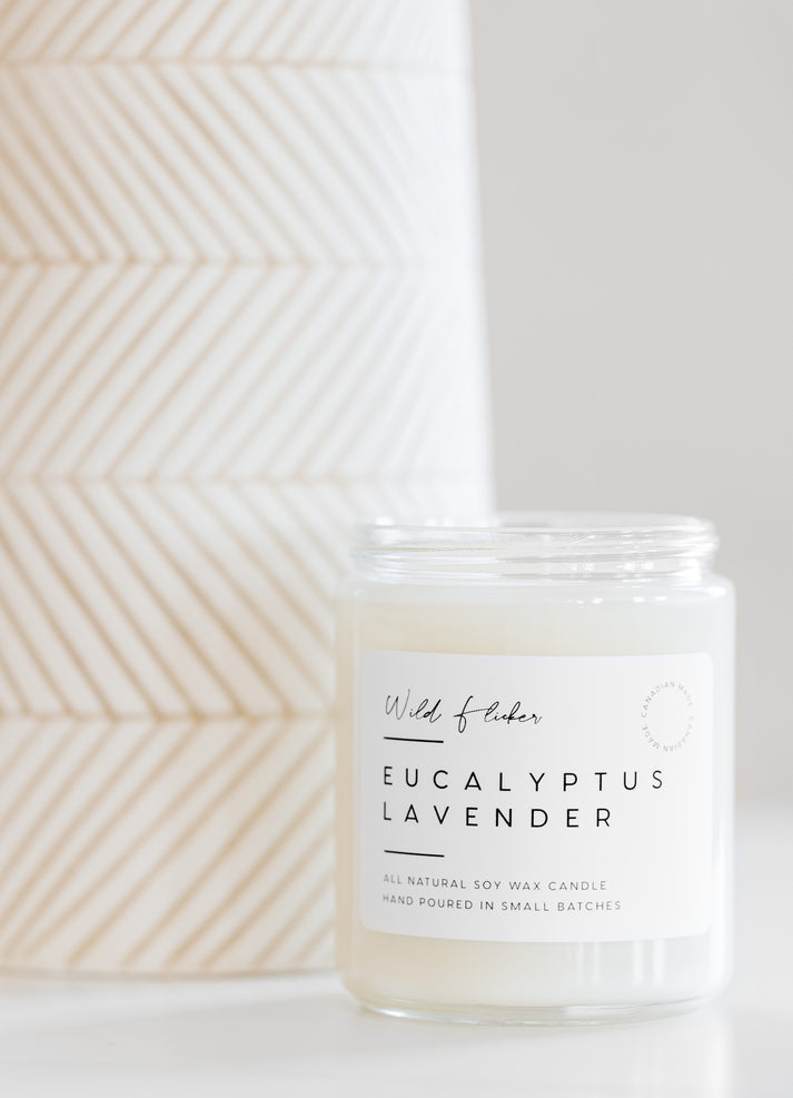 EUCALYPTUS LAVENDER SOY WAX CANDLE