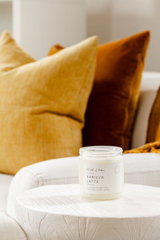 VANILLA LATTE SOY WAX CANDLE