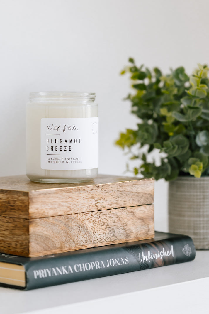 BERGAMOT BREEZE SOY WAX CANDLE