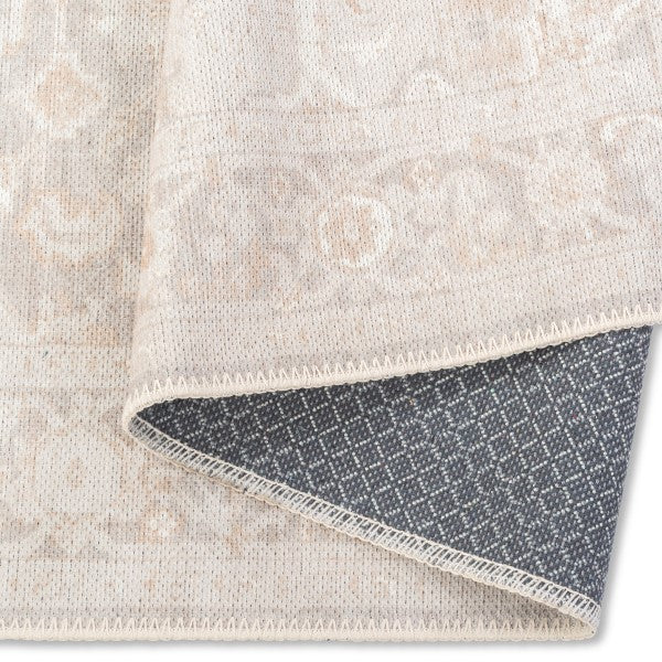 AURA WASHABLE BEIGE/GOLD RUG 1472