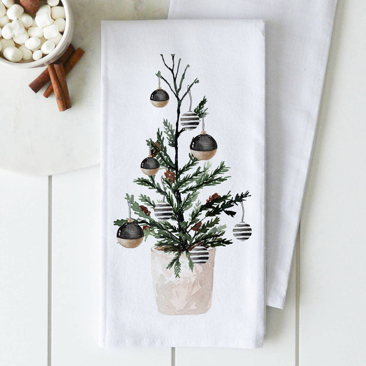 ORNAMENT TREE TEA TOWEL