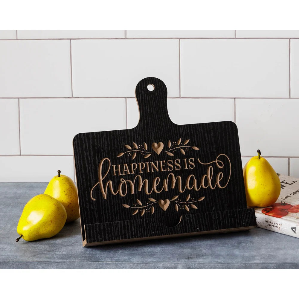 HAPPINESS IS HOMEMADE COOKBOOK STAND