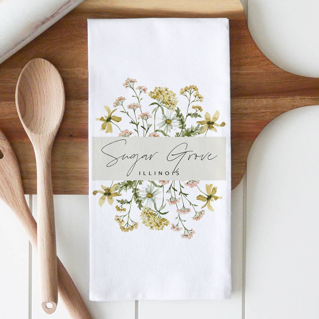 GRIMSBY ONTARIO TEA TOWEL