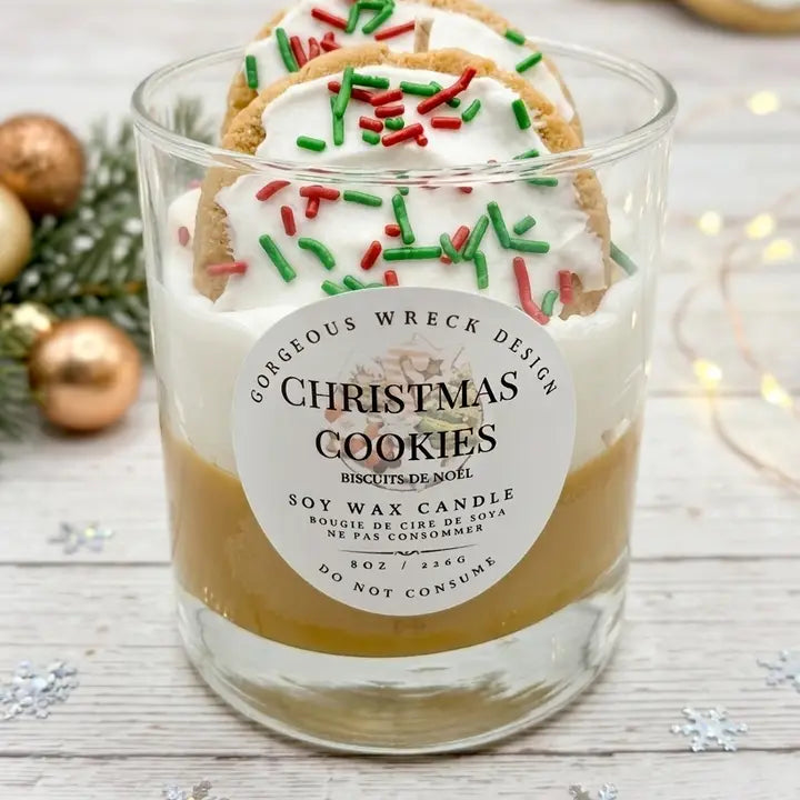 CHRISTMAS COOKIE DESSERT CANDLE