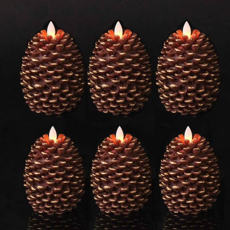 PINECONE LED CANDLES