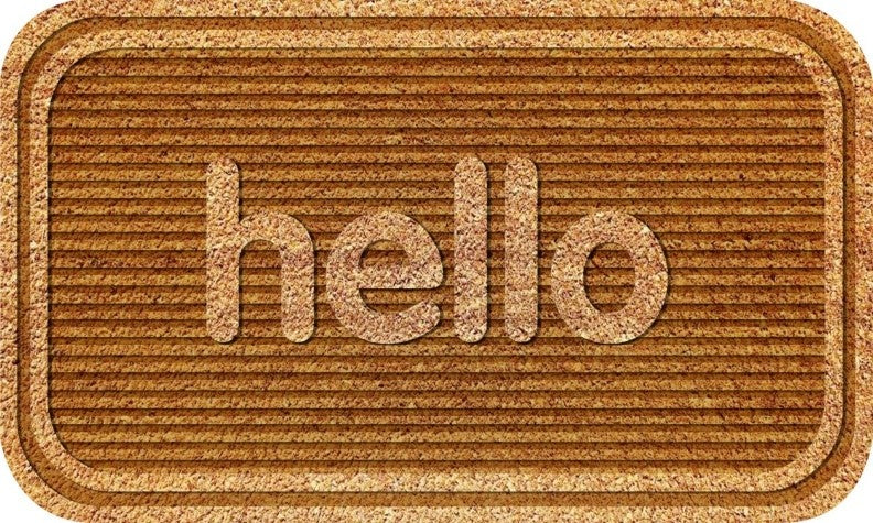 HELLO COIR MAT