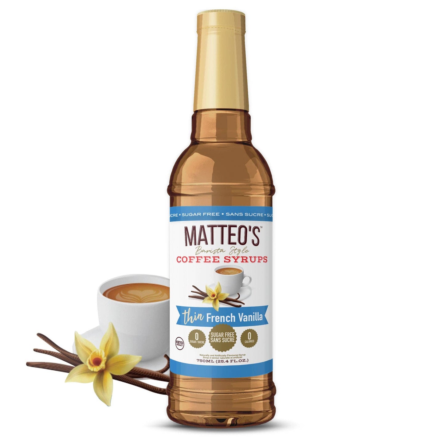 FRENCH VANILLA SUGAR FREE COFFEE SYRUP