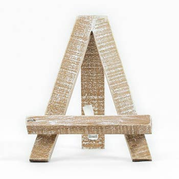 SMALL NATURAL WOOD EASEL