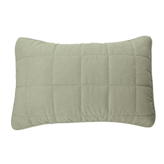 CORDUROY SAGE DECORATIVE PILLOW SHAM