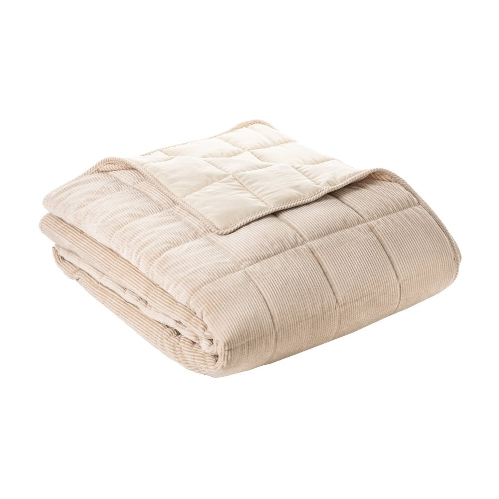 CORDUROY NATURAL QUILT