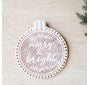 MERRY & BRIGHT WOOD SIGN