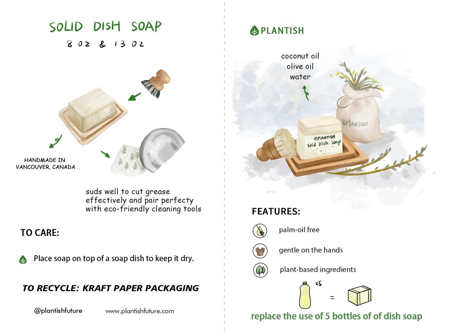 SOLID DISH SOAP BAR