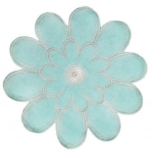 TEAL GERBERA DAISY PLACEMAT