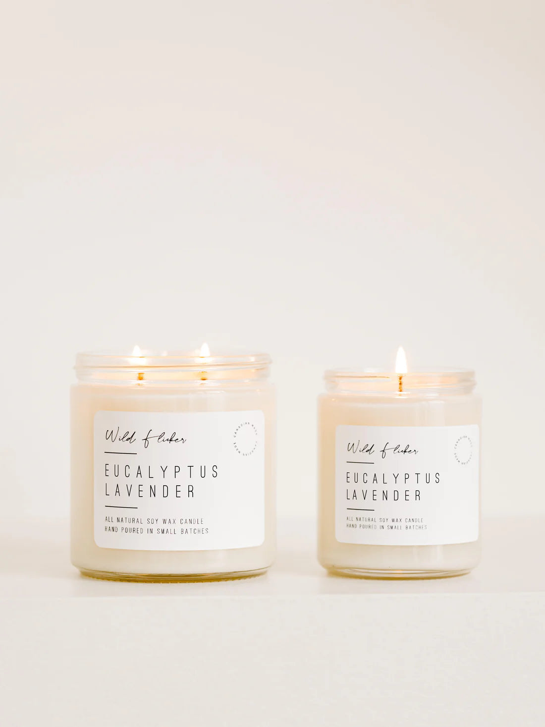 EUCALYPTUS LAVENDER SOY WAX CANDLE