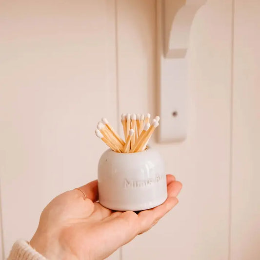 CERAMIC MATCH POT