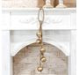 ANTIQUE BELL WITH JUTE HANGER