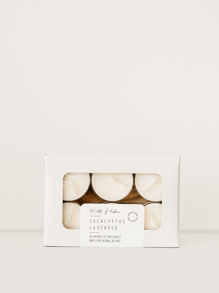 EUCALYPTUS LAVENDER SOY WAX TEALIGHTS