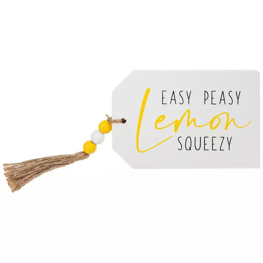 EASY PEASY LEMON WOOD BLOCK