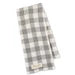 DOVE GRAY CHECKER WAFFLE DISHTOWEL