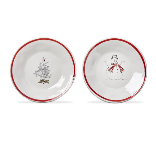 SNOWMAN & TREE APP PLATE
